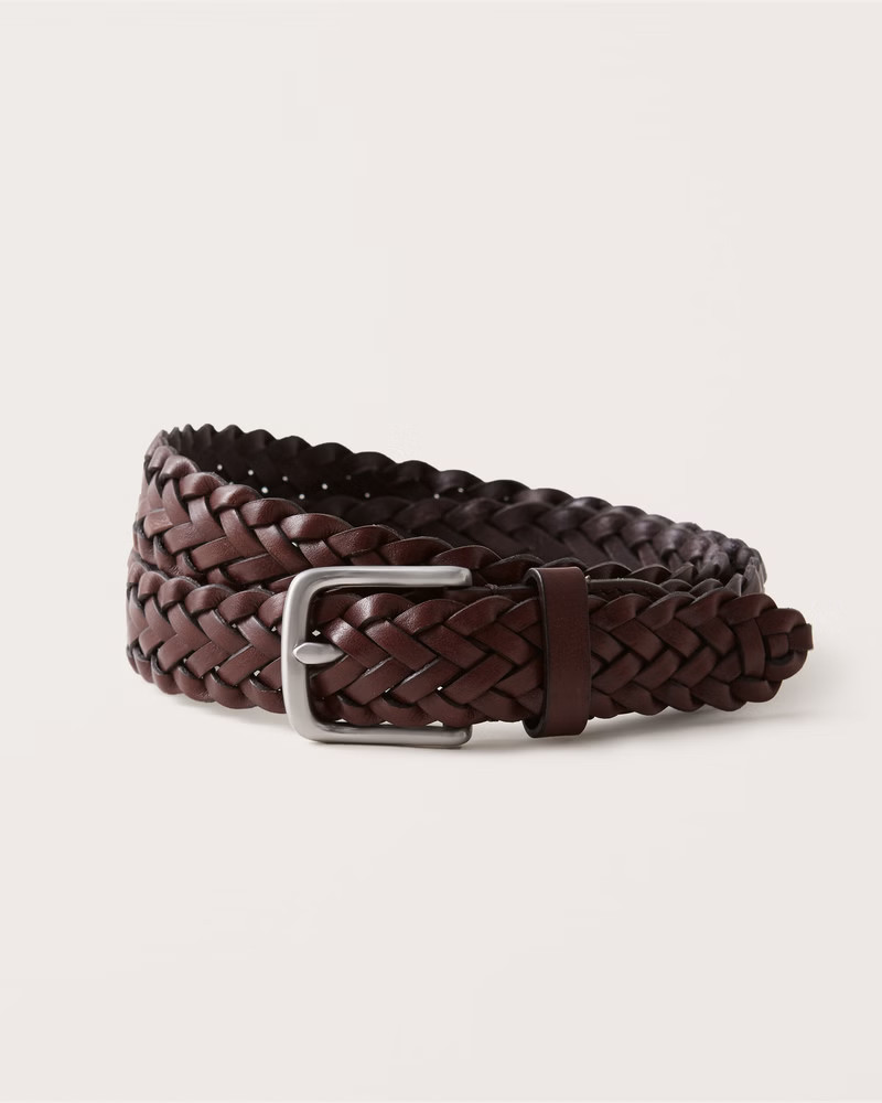 Braided Leather Belt | Abercrombie & Fitch (US)