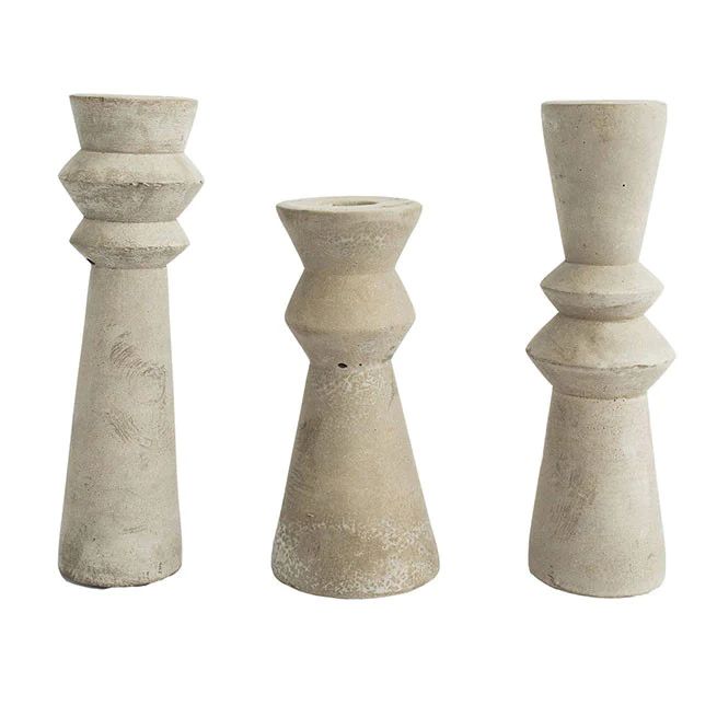 Concrete Tapers (Set of 3) | McGee & Co.