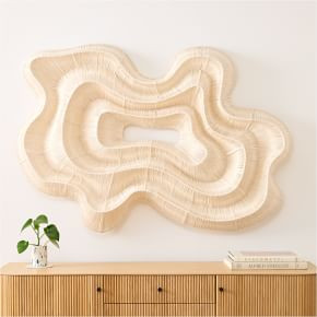 Geode Fiber Natural Dimensional Wall Art | West Elm (US)