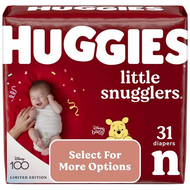 Huggies Little Snugglers Baby Diapers, Size Newborn (up to 10 lbs), 31 Ct | Walmart (US)