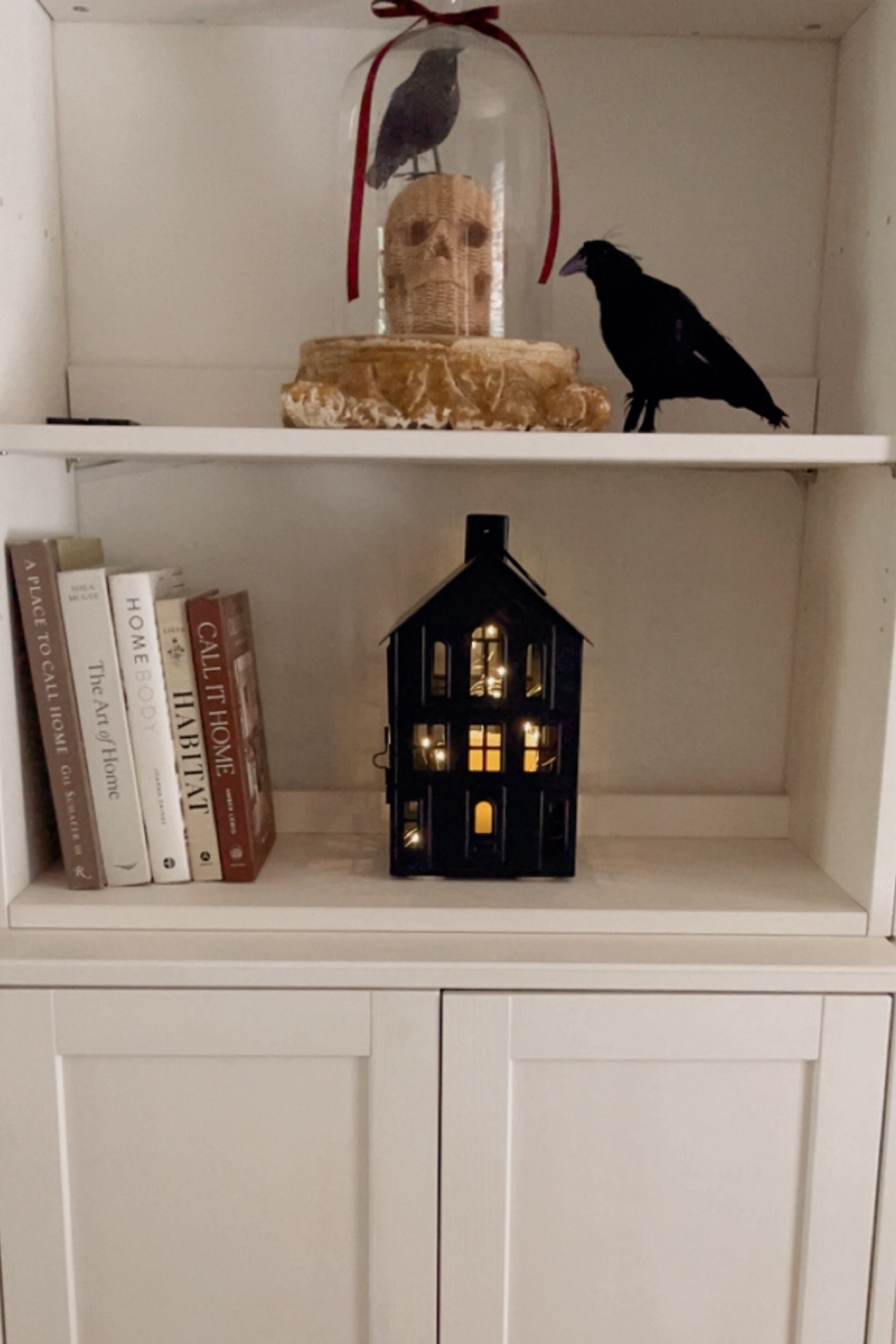 My metal Halloween house is a few years old… but I found some very similar options: 

#LTKSeasonal #LTKHalloween #LTKHome