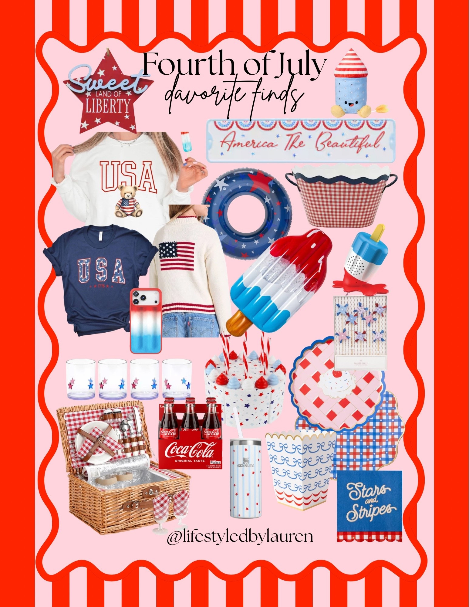 Some of my favorite picks for celebrating the Fourth of July; clothes, decor, and more 🇺🇸

#LTKSeasonal