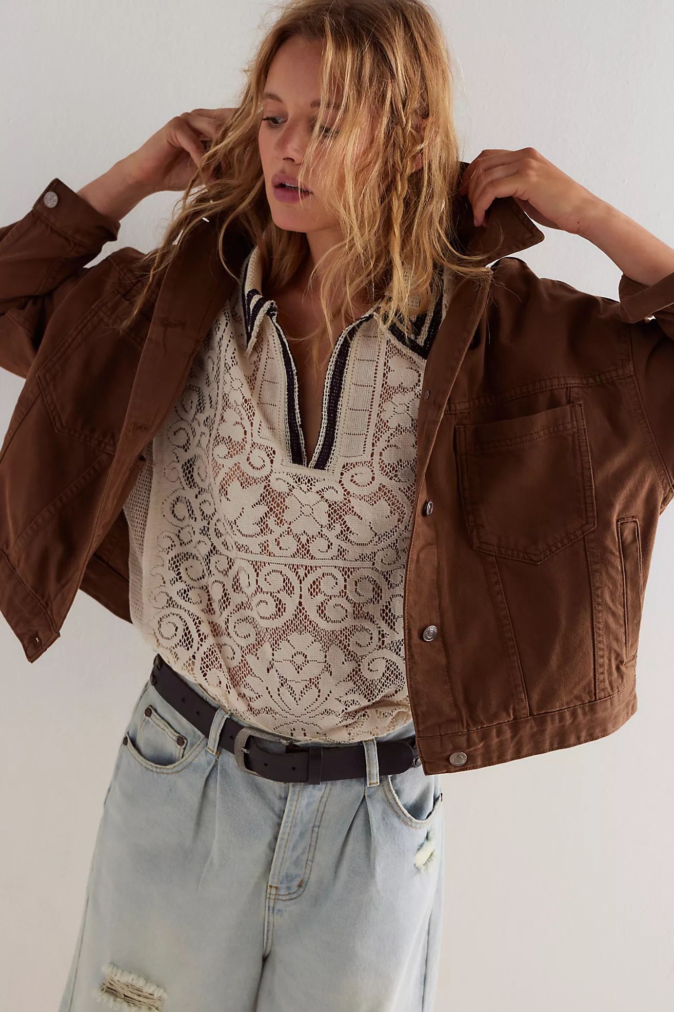 We The Free Opal Swing Denim Jacket | Free People (Global - UK&FR Excluded)