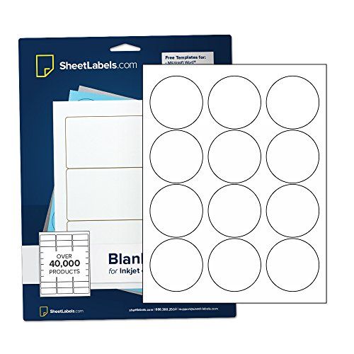 2.5" Round Labels, All Purpose White, Laser or Inkjet Printing, 300 Labels | Amazon (US)