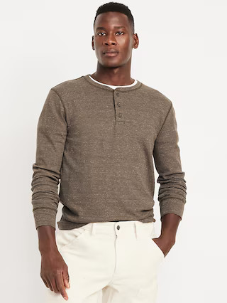 Waffle Henley T-Shirt | Old Navy (US)