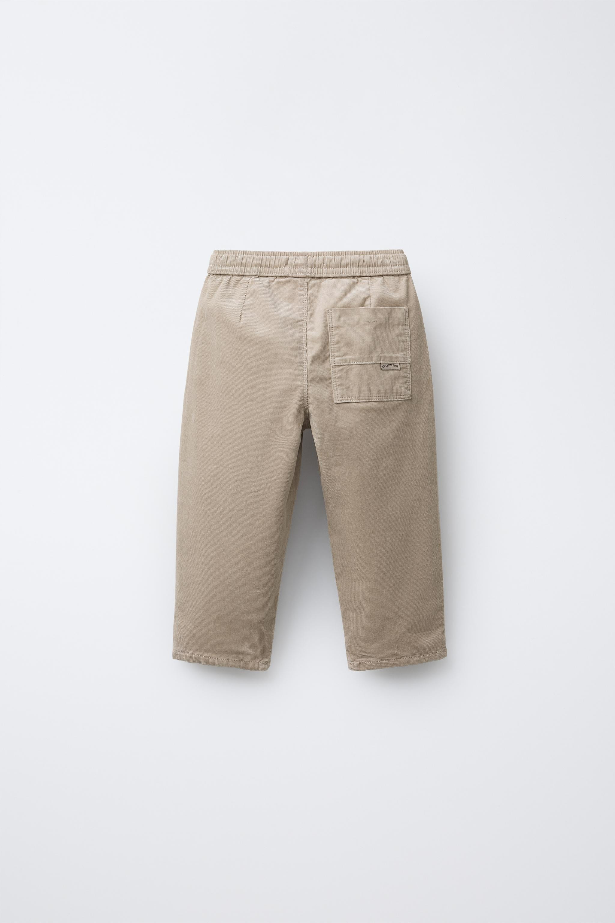 LINED NEEDLECORD TROUSERS | Zara UK