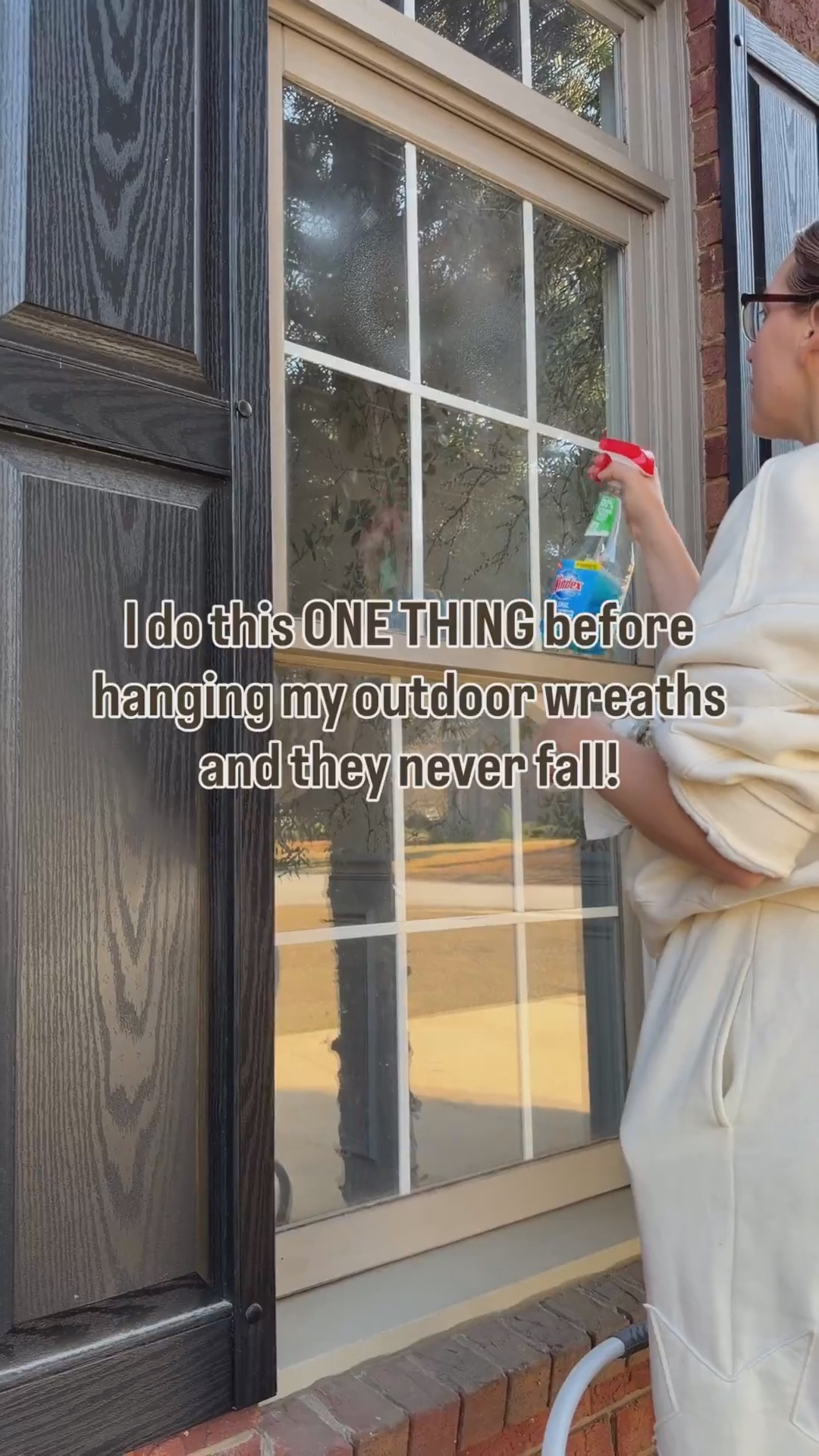 Outdoor wreath hanging tip! Windex the spot before hanging these suction cup hooks to ensure they stick! No more wreaths falling this season. Grab these on amazon 

#LTKHoliday #LTKCyberWeek #LTKHome