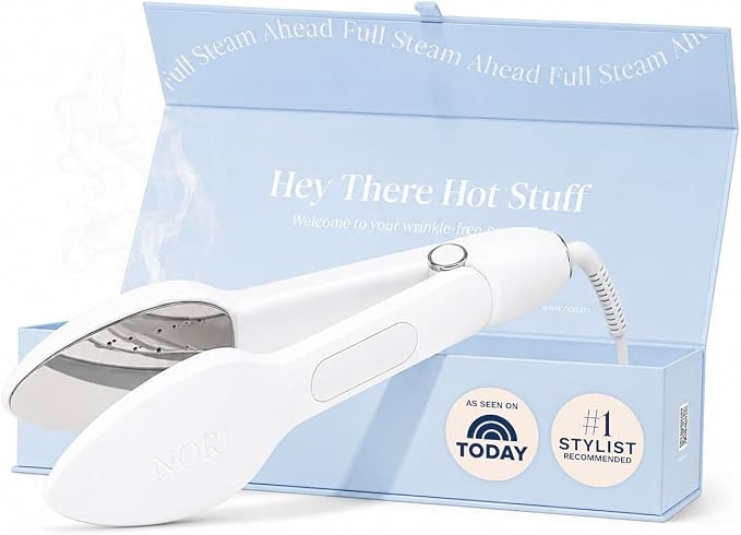 Nori Press Travel Steam Iron - Handheld Iron With Optional Steam Feature - No Ironing Board Requi... | Amazon (US)