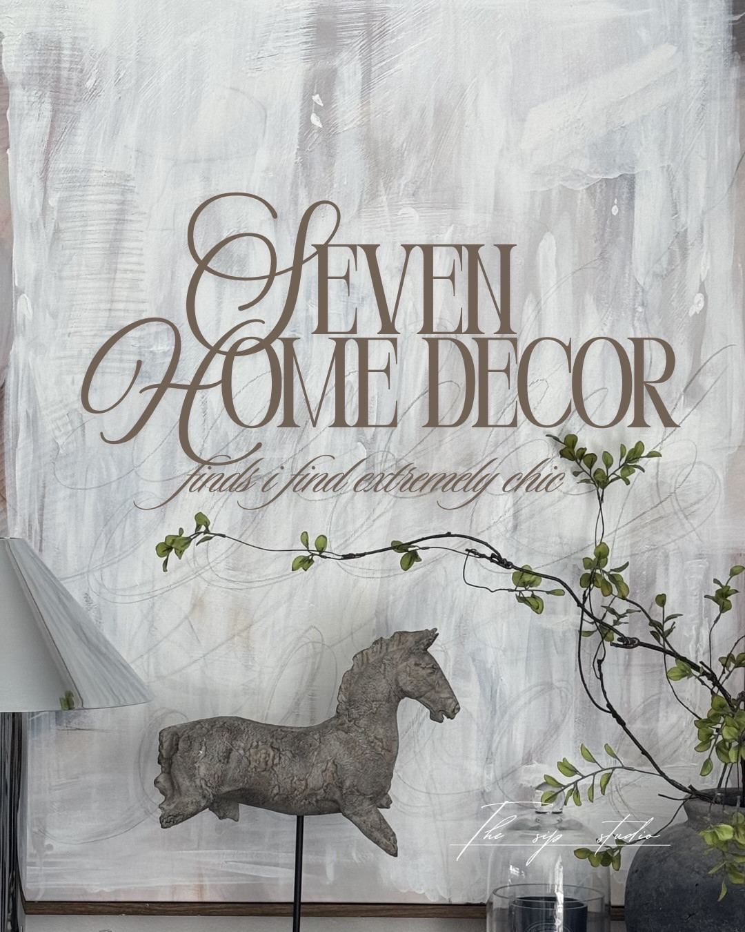 Seven home decor finds I find extremely chic 💫 and so timeless. Follow and comment LINKS for direct links sent over 🤎 #chic #homedecor #homestyling #homeinspo #myhomevibe