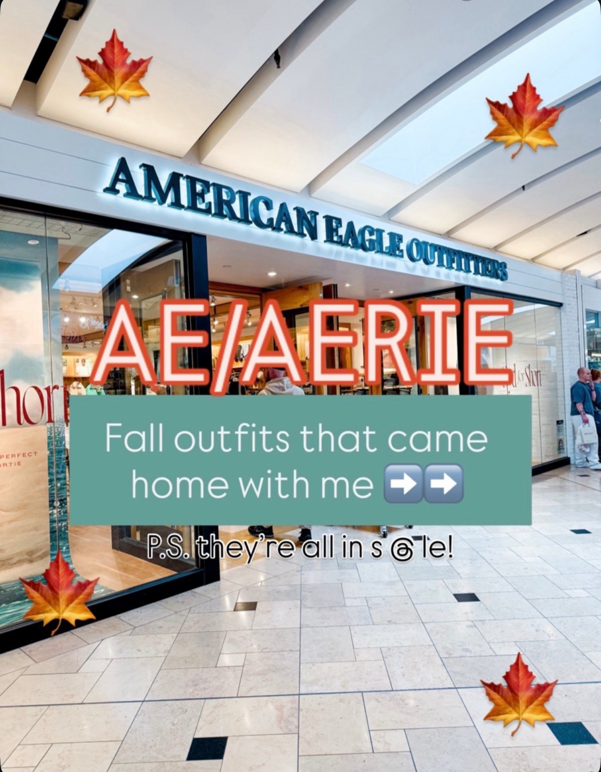 @Aerie @ae are having a big sale right now! And you can use code: AEFALL30 for an extra 30% off at checkout! All the fall fashion outfits!

#LTKootd #LTKgrwm #LTKmomlife