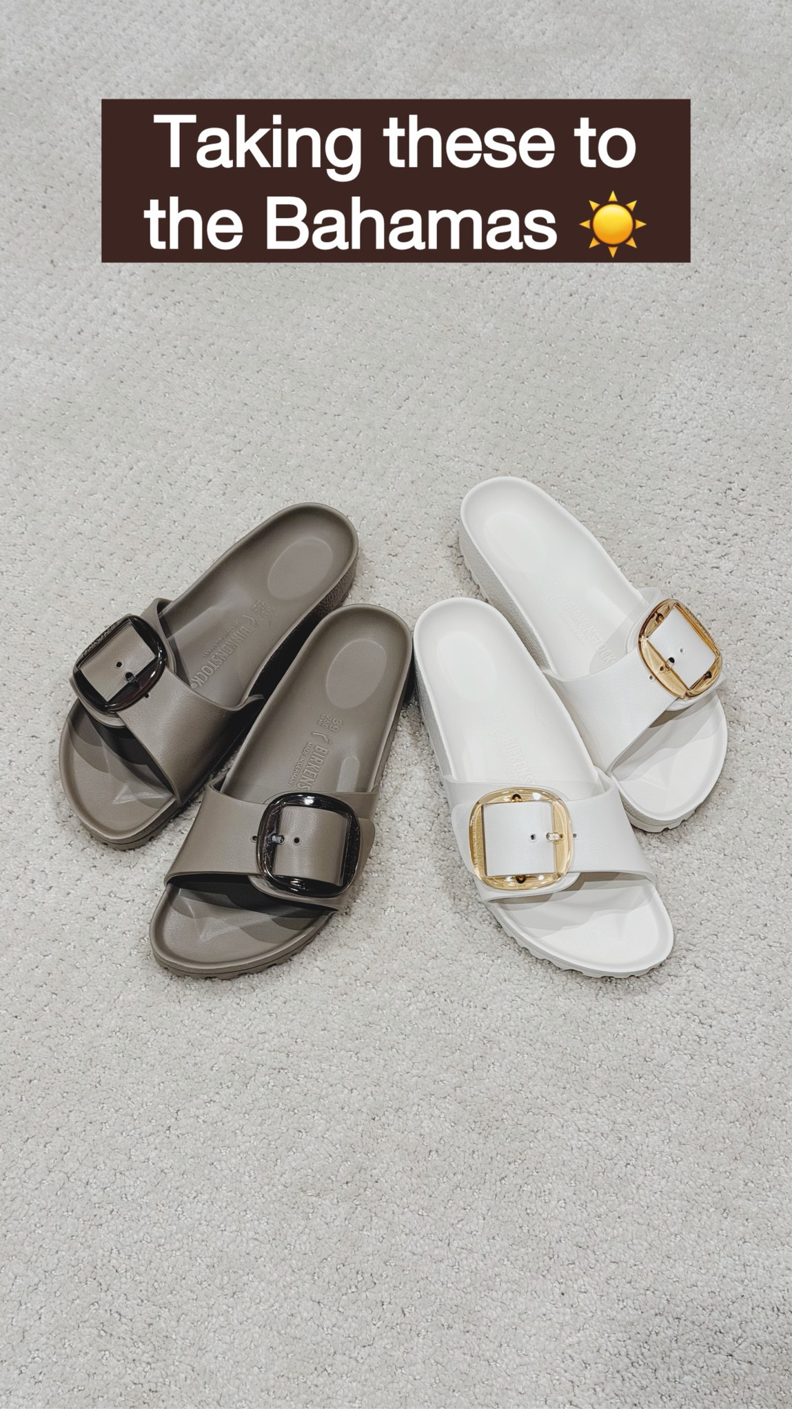 Taking these to the Bahamas ☀️
Same sandals I already love, just in EVA for water days.
This is how I build my wardrobe… pieces that work in multiple ways so I can pack less and still feel put together.

#LTKTravel #LTKSeasonal #LTKSwim