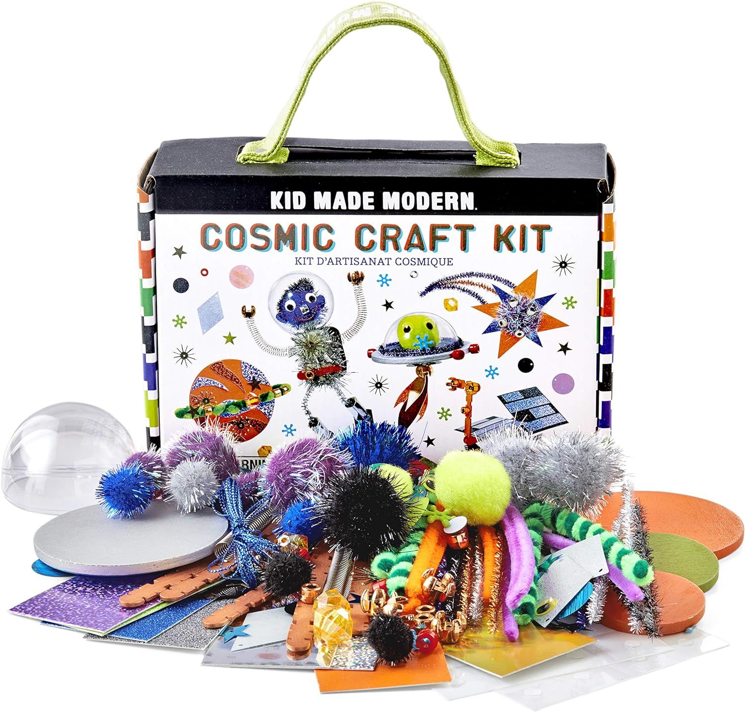 Crafts for Kids - Kid Made Modern Cosmic Craft Kit - Outer Space Toy Building Art Supplies | Amazon (US)