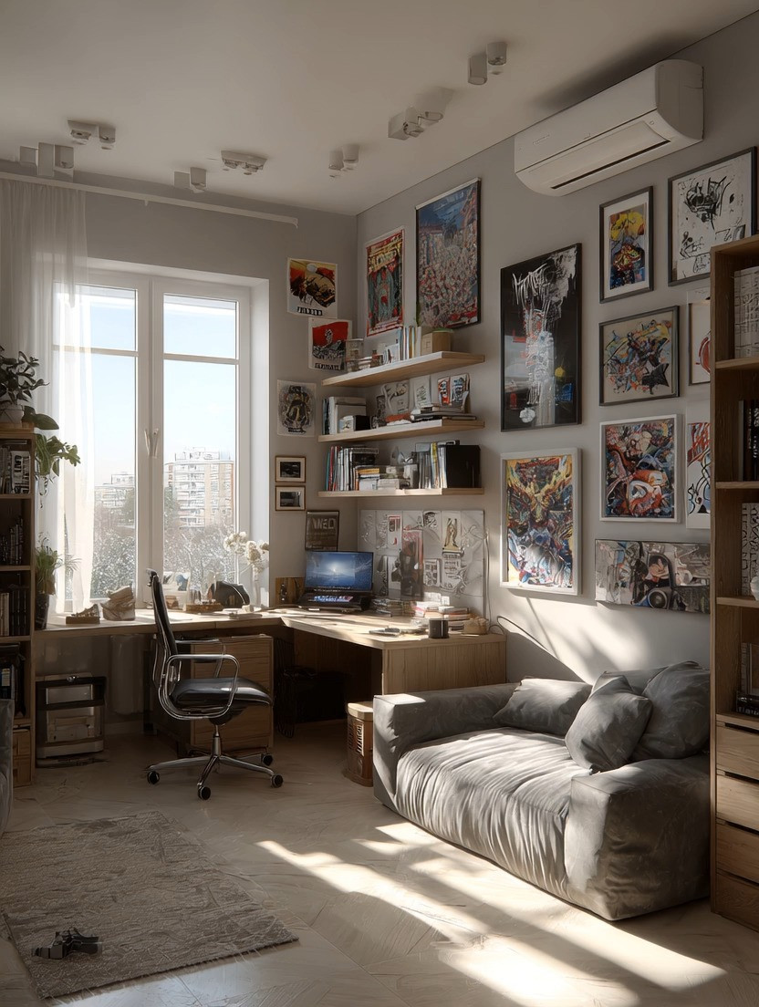 Create a study corner your teen will actually love spending time in.

Start with a beautiful wooden desk — whether it’s a corner setup or a long double desk for extra workspace. Add a comfortable chair, good lighting, and most importantly… floating wooden shelves.

The teenage years are all about creativity, growth, and self-expression. Shelves give them space to display their achievements, artwork, books, trophies, collectibles, and the little things that make them them. It’s not just storage — it’s identity on display.

A well-designed study corner encourages focus, inspiration, and pride in their space. Floating shelves are truly a must-have in every teenager’s room.

#TeenRoomInspo #StudyCorner #FloatingShelves #TeenDecor #CreativeSpaces #HomeOfficeInspo #ModernHome #WoodDecor #IntentionalDesign #RoomMakeover 

 #LTKmomlife #LTKHome