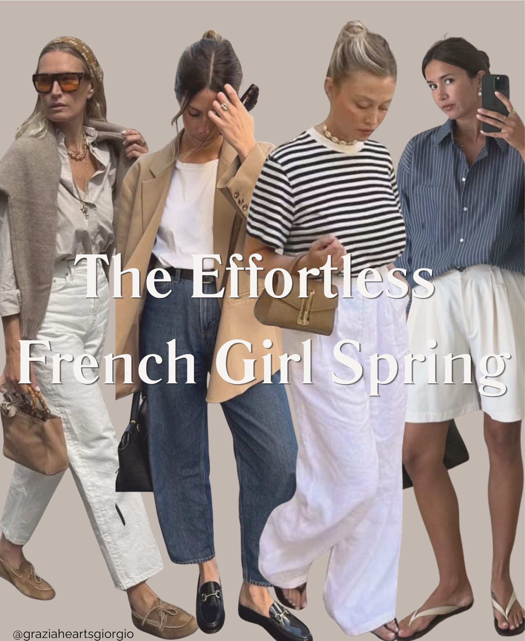 Part 2 - The Effortless French Girl Spring 
.
.
#frenchgirlstyle 