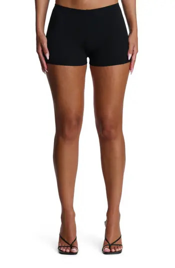 Naked Wardrobe Stretch Knit Hotpants in Black at Nordstrom Rack, Size Large | Nordstrom Rack