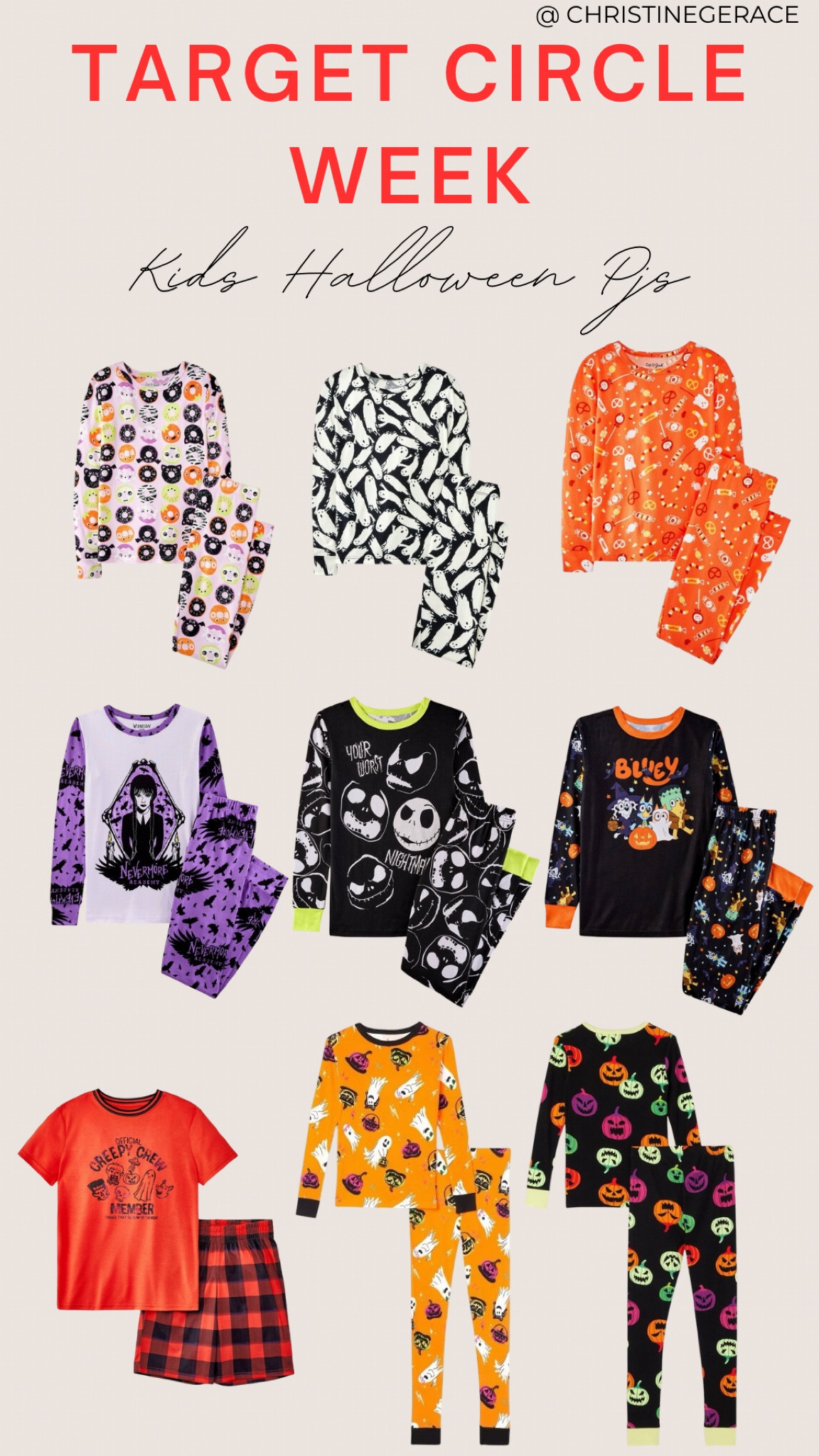 Target circle week !! Kids pajamas 40% off ! 

Halloween pajamas, target circle week, target finds 

#LTKxTarget #LTKHalloween #LTKKids