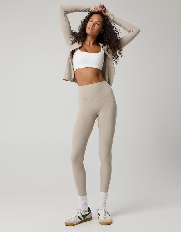 OFFLINE By Aerie Real Me XTRA Ribbed Legging | American Eagle Outfitters (US & CA)