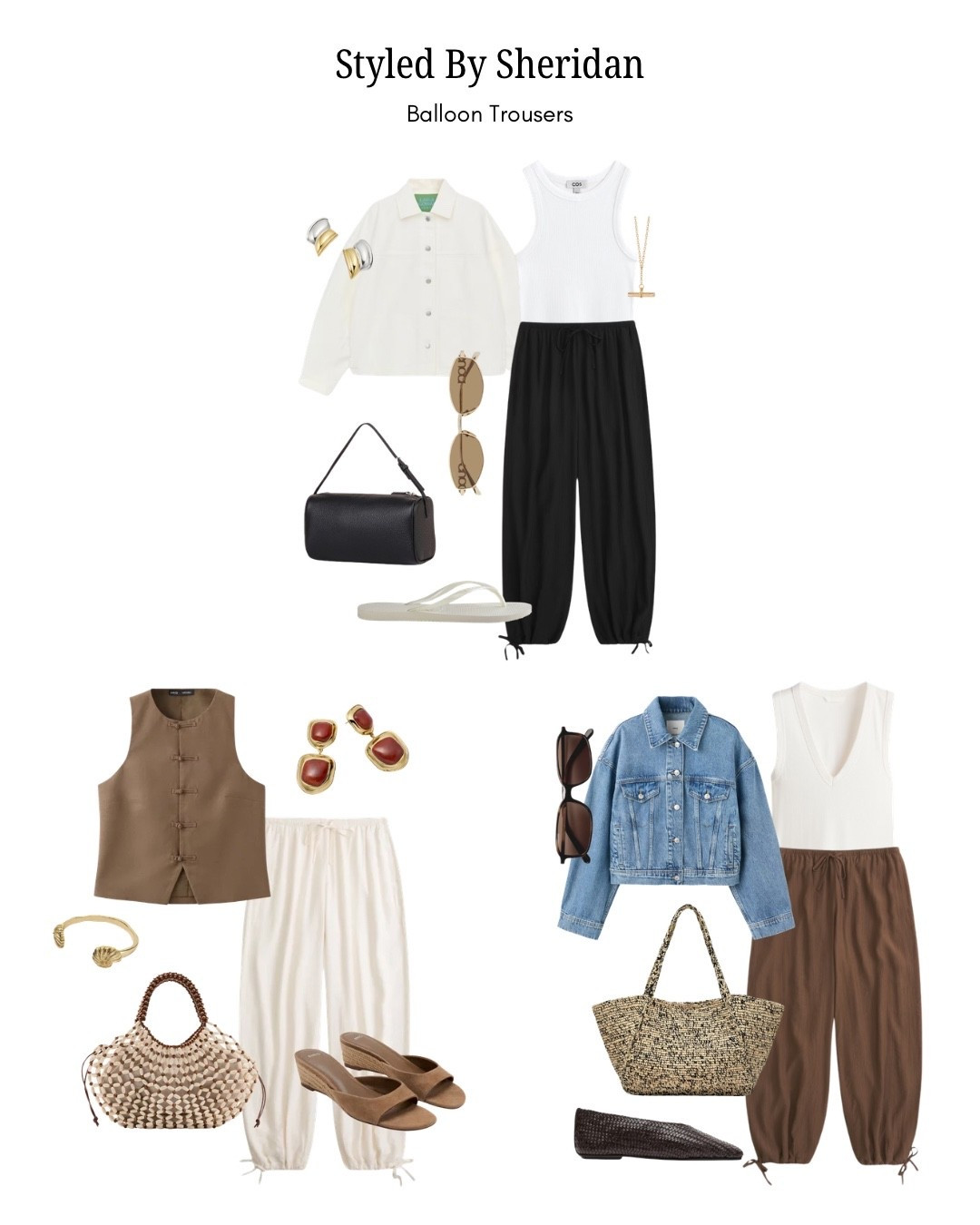 3 ways to wear balloon trousers

#LTKsummer #LTKspring #LTKstyletip
