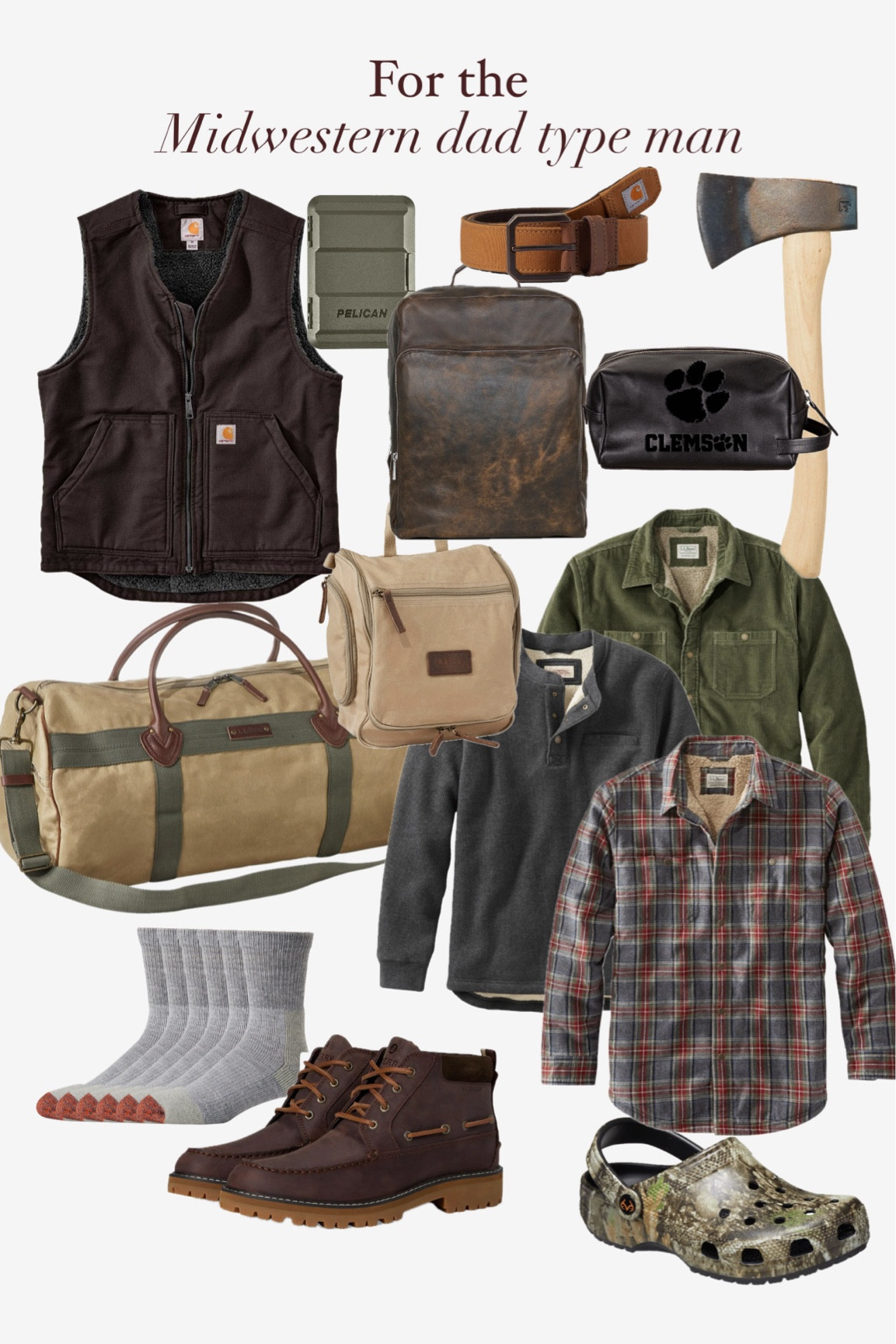 Gift guide inspo for the midwestern dad man in your life! For the man who gives country/midwest/colorado/leather/whiskey vibes 

Gift guides, gifts for him, gifts for the man, gift ideas for Christmas 

#LTKGiftGuide #LTKHoliday #LTKCyberWeek