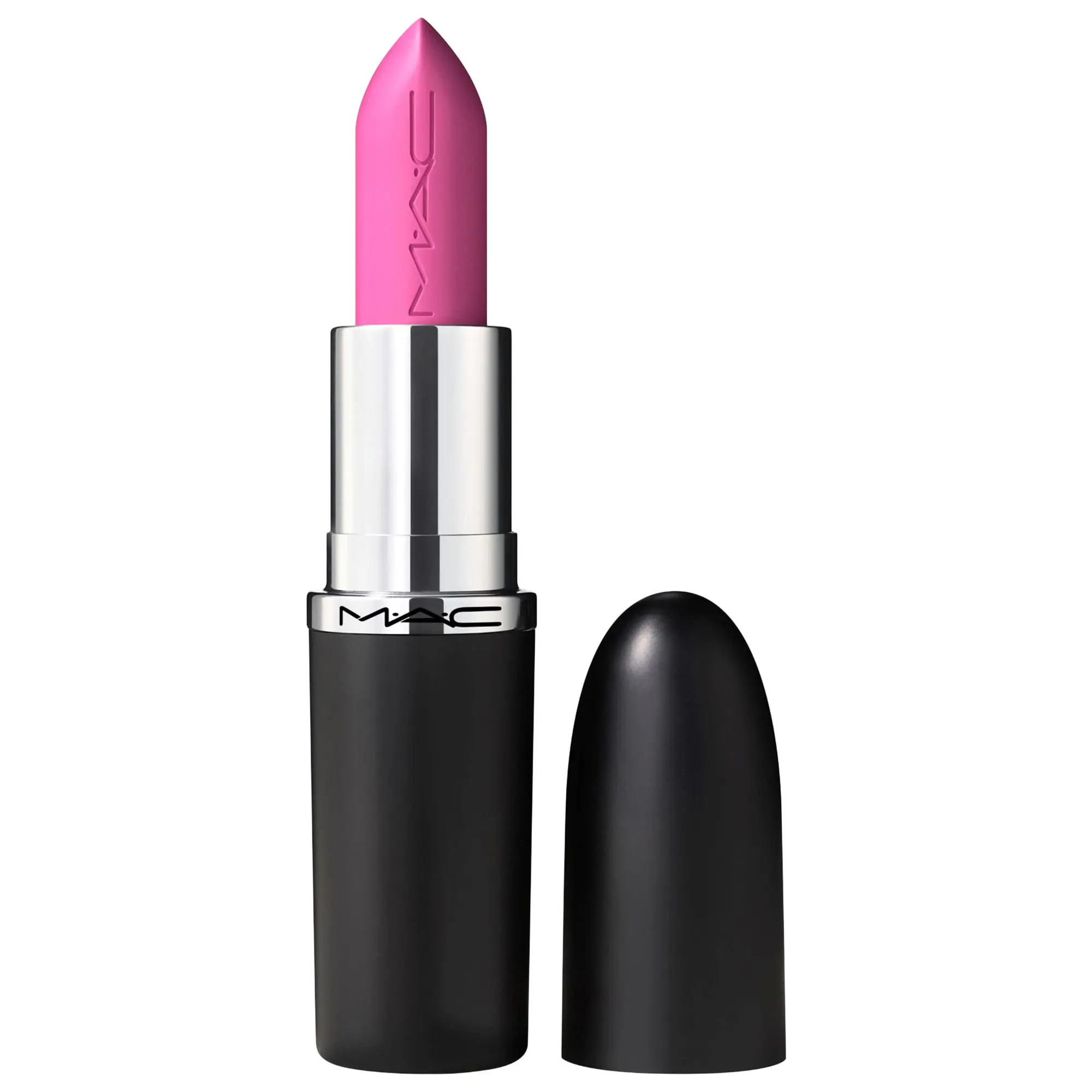 MAC Cosmetics M·A·Cximal Sleek Satin 8HR Full-Coverage Hydrating Lipstick Saint Germain 0.12 oz / 3.5 g | Sephora (US)
