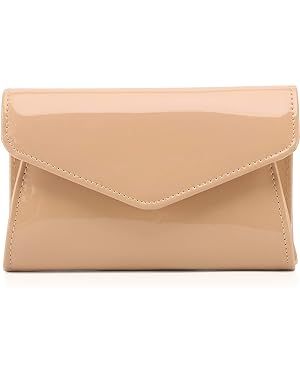 Labair Patent Leather Clutch Evening Bags for Women Wedding Formal Prom Purse Handbag. | Amazon (US)