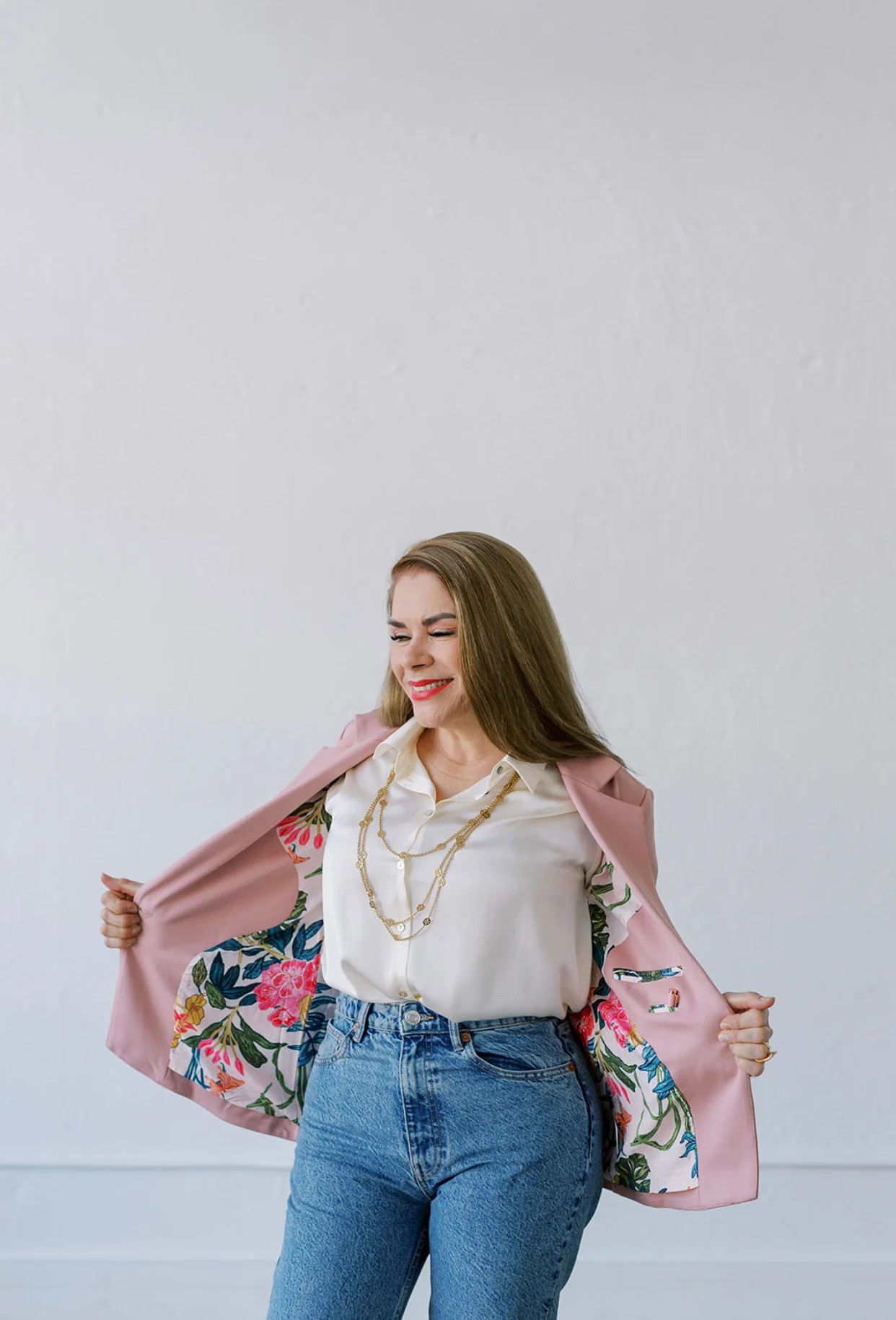 PWRFUL in Pink | Women's Pink Blazer | Women's Workwear | PWR WMN LLC