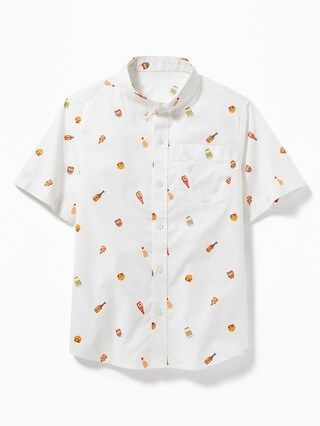 Printed Built-In Flex Shirt for Boys | Old Navy US