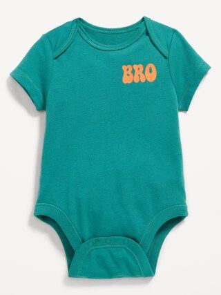 Matching Short-Sleeve "Awesome Brother" Bodysuit for Baby | Old Navy (US)