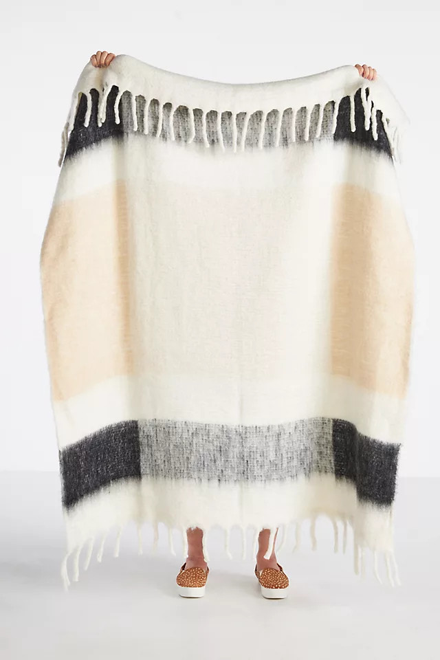 Brushed Nikita Throw Blanket | Anthropologie (US)