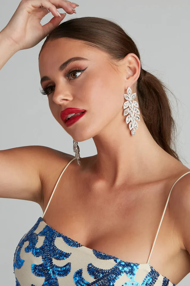One For Glam Marquise Earrings | Windsor Stores