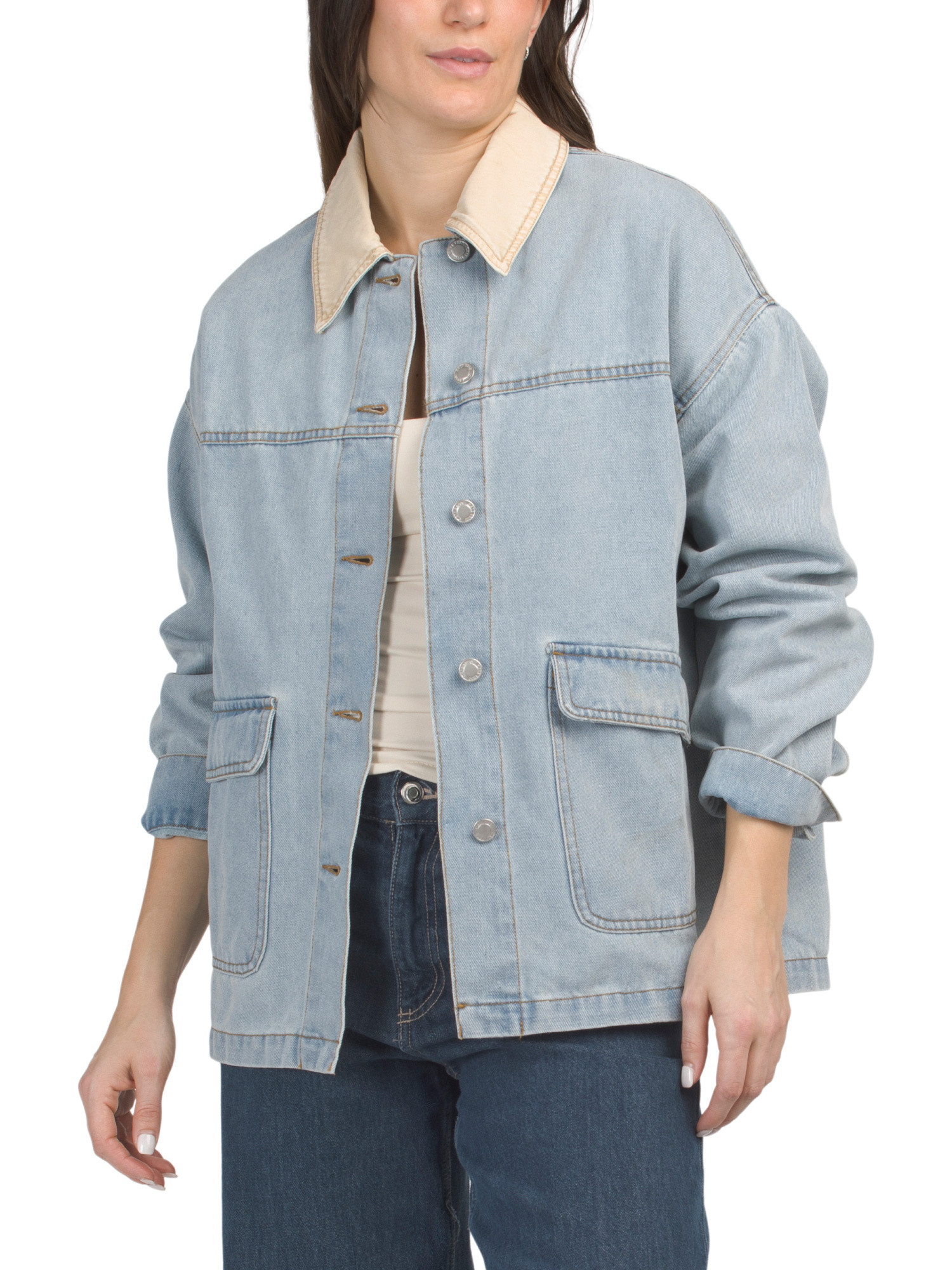 Maxi Denim Coat | Juniors | Marshalls | Marshalls