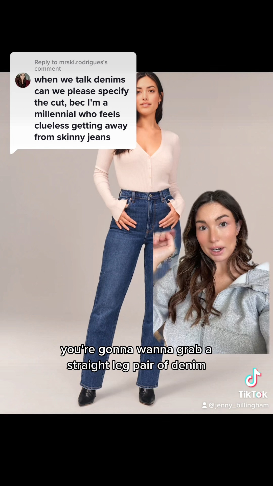 Straight leg denim

#LTKstyletip #LTKunder50 #LTKunder100