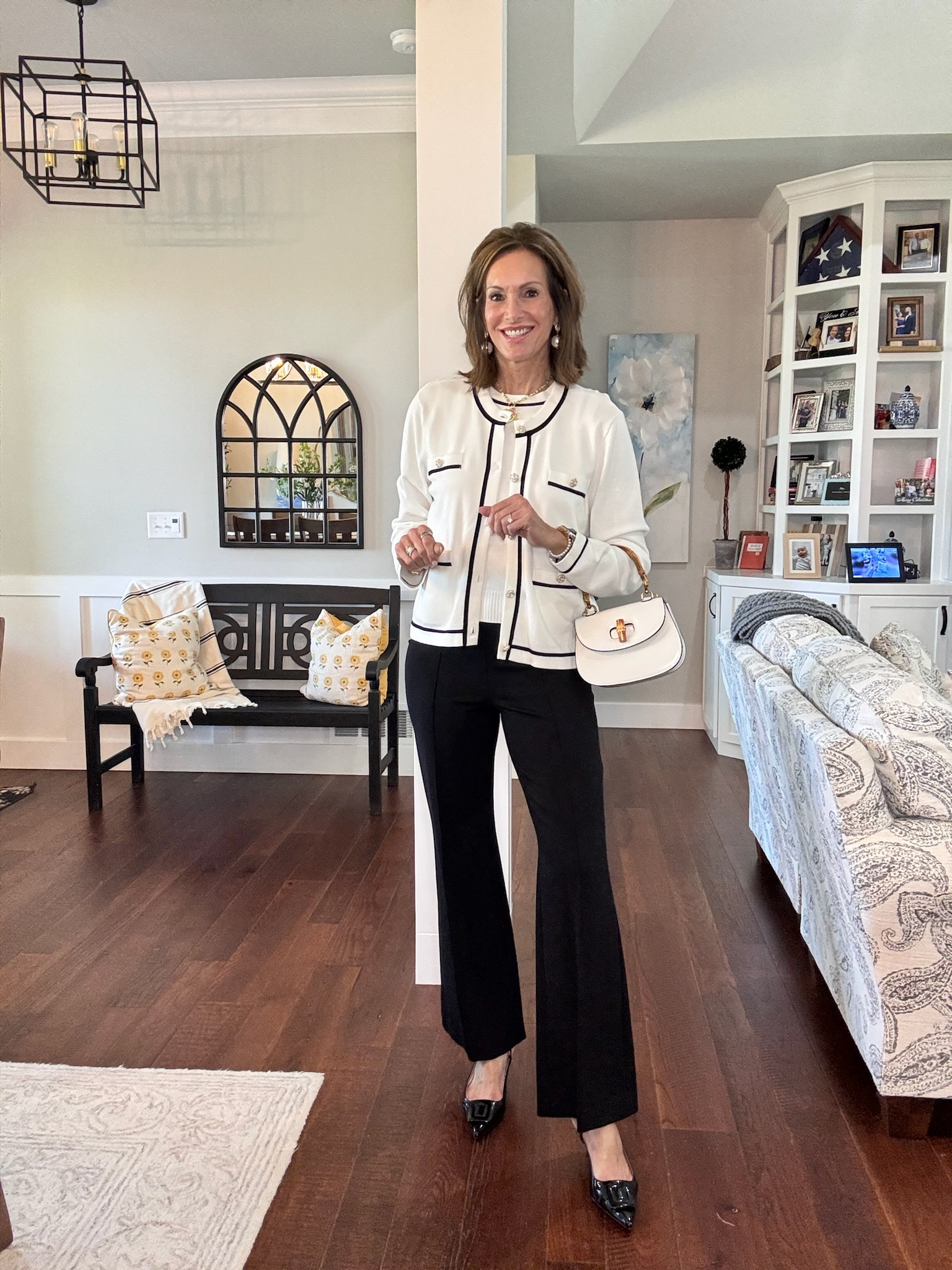 Cardigan - large need medium Sleeveless sweater - medium Pull-on Ponte pants - medium
Workwear Fall style

#LTKSaleAlert #LTKMidsize #LTKWorkwear