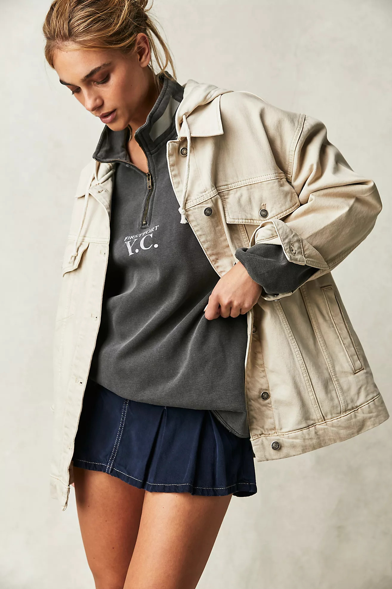 Flawless Hooded Denim Jacket | Free People (Global - UK&FR Excluded)