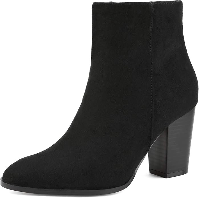 DREAM PAIRS Women's Ankle Boots Chunky Block Heel Booties | Amazon (US)