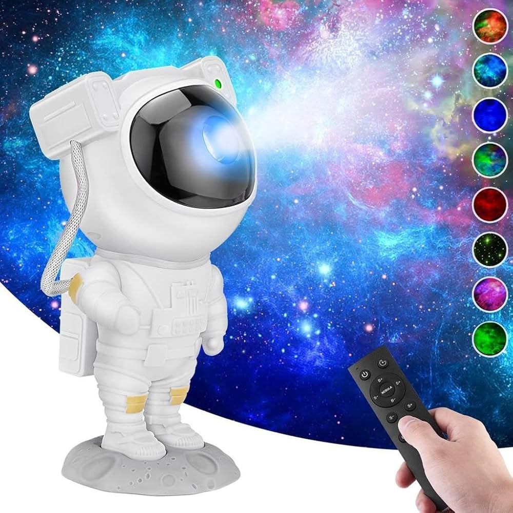 Astronaut Galaxy Light Projector, Space Buddy Projector Night Light for Bedroom with Remote Contr... | Amazon (US)