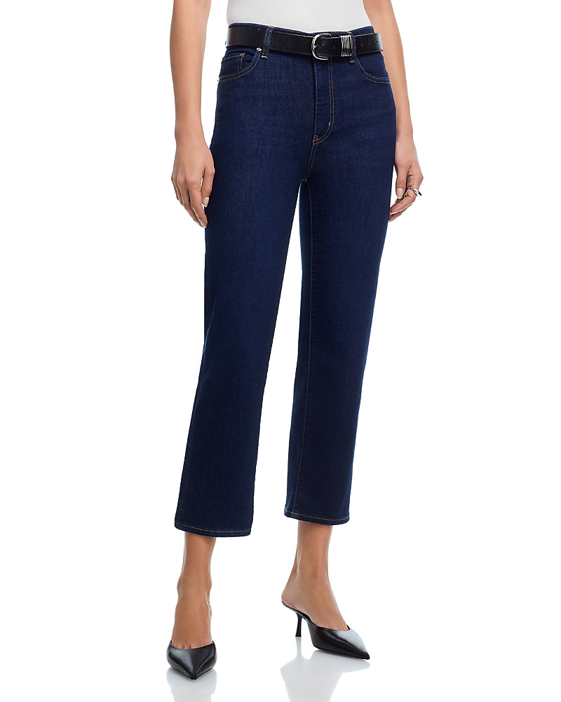 Frame Pixie Le Sleek High Rise Straight Leg Jeans in Fairway | Bloomingdale's (US)