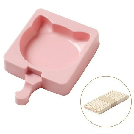 SHIYAO Silicone Popsicle Mold Striped Ice Cream Diy Kithchen Homemade Ice Lolly Moulds | Walmart (US)