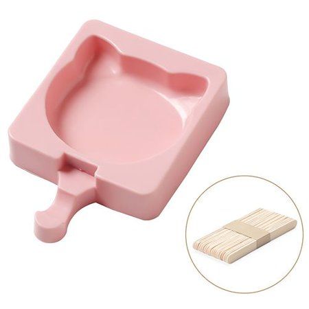 SHIYAO Silicone Popsicle Mold Striped Ice Cream Diy Kithchen Homemade Ice Lolly Moulds | Walmart (US)