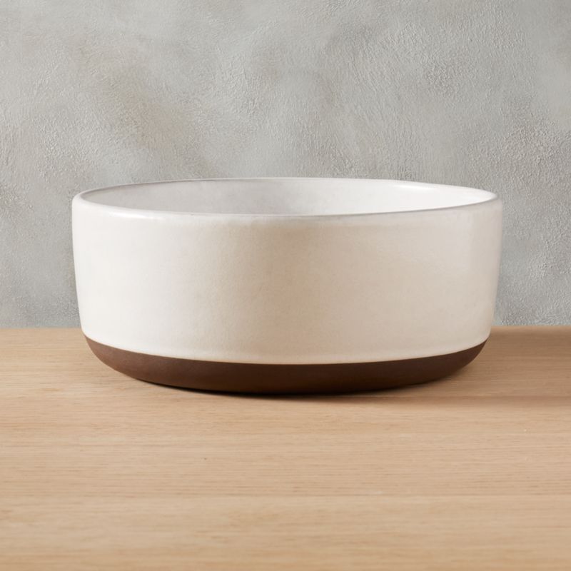 Clay Black and White Serving Bowl + Reviews | CB2 | CB2