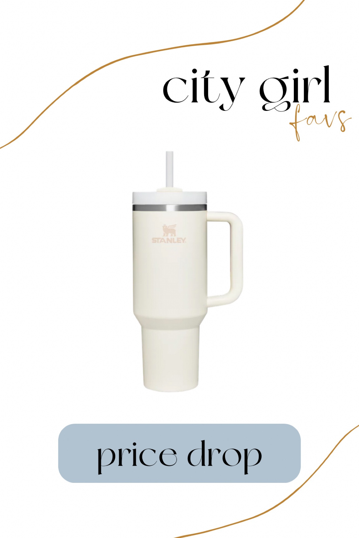 City Girl Favs- 40oz Stanley in cream price drop! Run while supplies last

#LTKFindsUnder50 #LTKFitness #LTKSummerSales