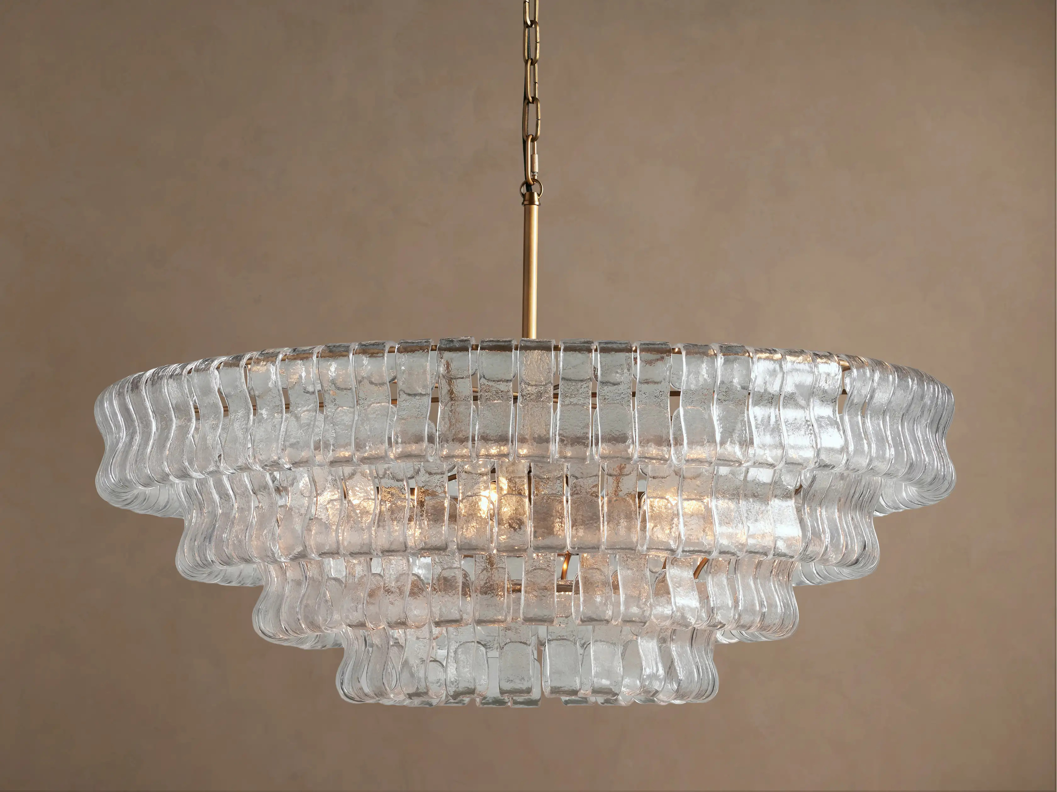 Ghiaccio Round Chandelier | Arhaus