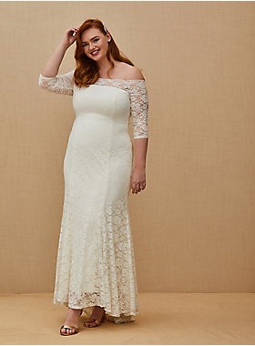 plus size wedding dresses under 500