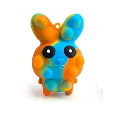 Starynighty Pop-on-it Easter Bunny Stress Balls Fight Toy for Kids Adult Rabbit Fidget Balls Squeeze | Walmart (US)