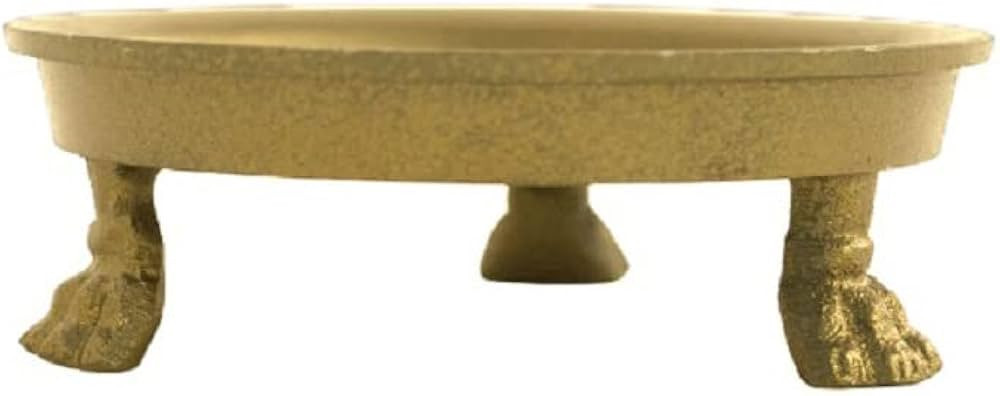 Round Clawfoot Dish — by Alice Lane Home Collection — Gold — for Home Decor, Candles, Jewel... | Amazon (US)