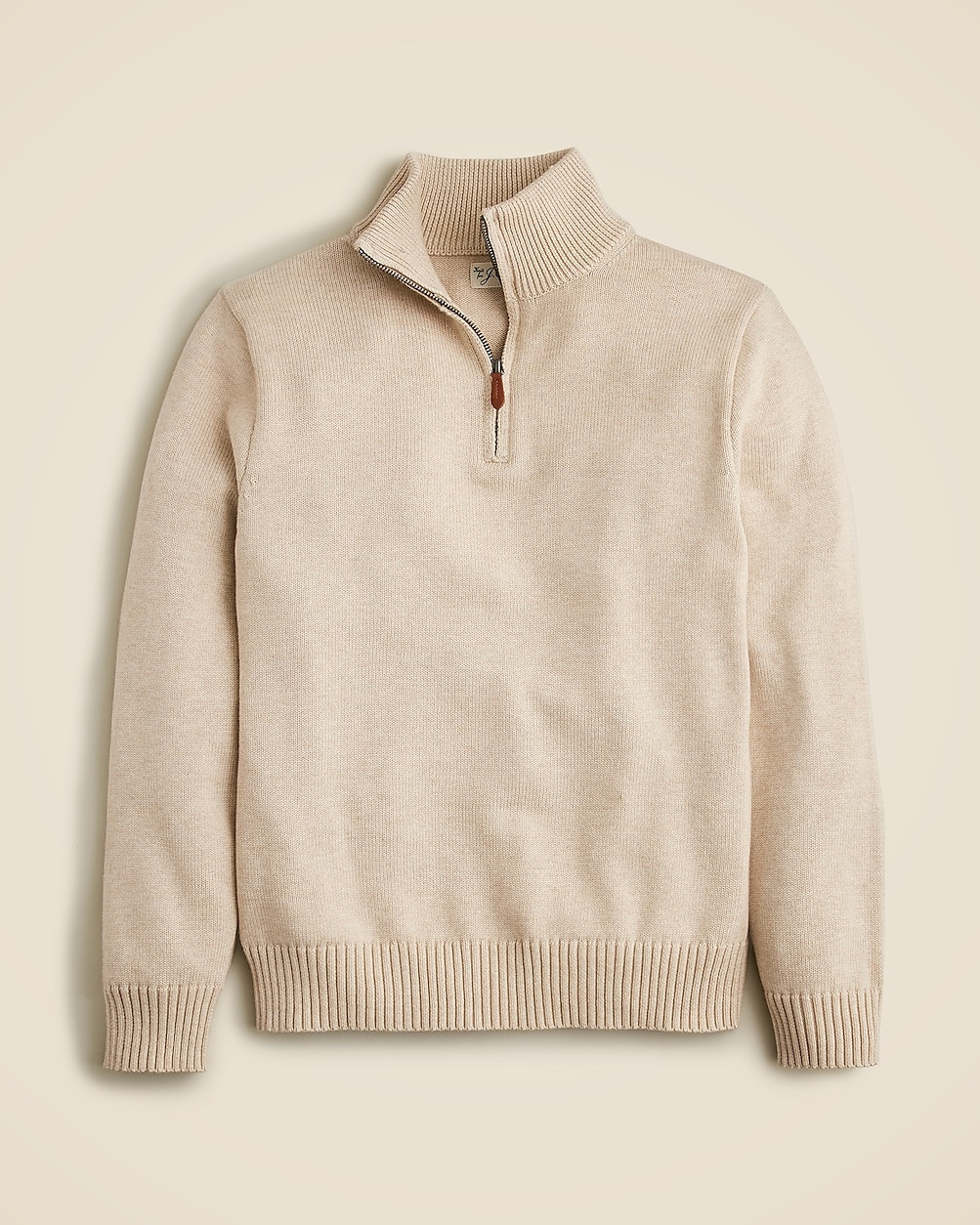 Heritage cotton half-zip sweater | J. Crew US