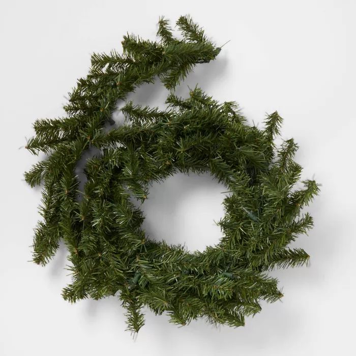 9' Pre-lit Artificial Pine Christmas Garland Clear Lights - Wondershop™ | Target