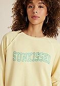 Sunkissed Embroidered French Terry Sweatshirt | Maurices
