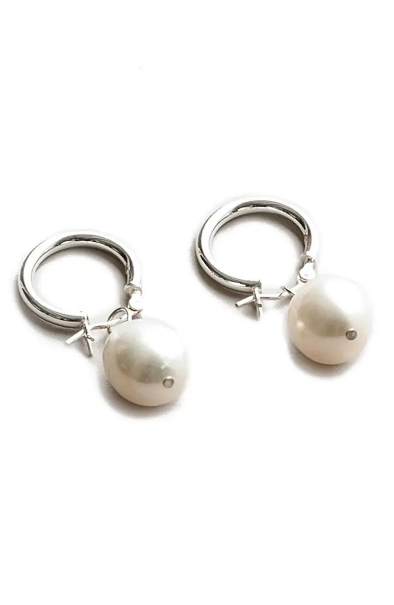 Pearl Hoop Earrings | Nordstrom