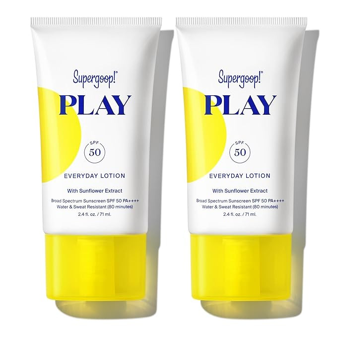 Supergoop! PLAY Everyday Lotion SPF 50 - Broad Spectrum Body & Face Sunscreen for Sensitive Skin ... | Amazon (US)